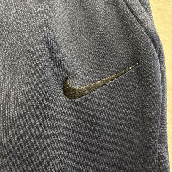 Nike DriFit Sweatpants Men's Medium Blue Therma Athletic Lounge Sweats Pants - Picture 4 of 12